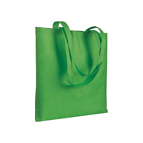 Stitched 80 g/m2 non-woven fabric shopping bag, long handles 1