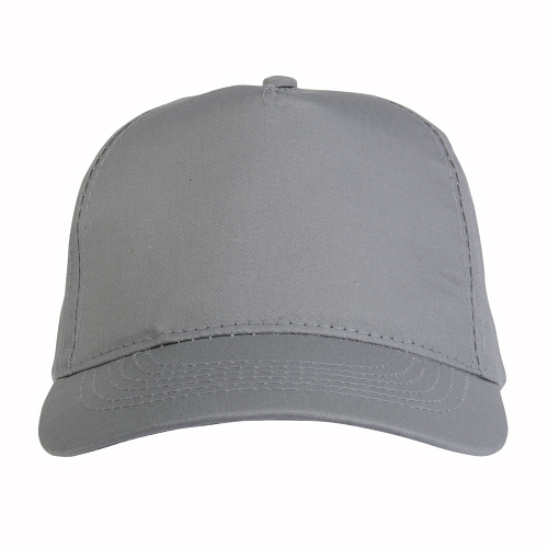Cotton 5-panel cap with 2 mm-thick visor, embroidered eyelets and adjustable velcro strap 2