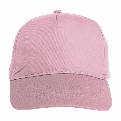 Cotton 5-panel cap with 2 mm-thick visor, embroidered eyelets and adjustable velcro strap 2