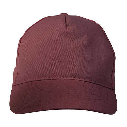 Cotton 5-panel cap with 2 mm-thick visor, embroidered eyelets and adjustable velcro strap 2