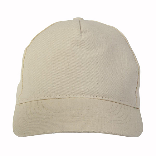 Cotton 5-panel cap with 2 mm-thick visor, embroidered eyelets and adjustable velcro strap 2