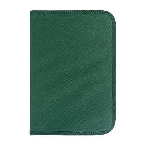 600d polyester brief folder with zip closure, 6 inside compartments 1