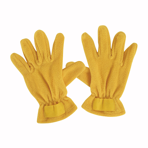 Women fleece gloves with customizable label 1