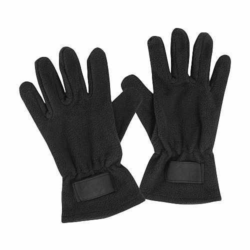 Men fleece gloves with customizable label 1