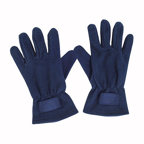 Men fleece gloves with customizable label 1