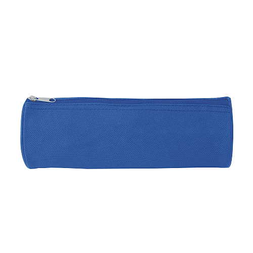 600d polyester cylindrical pencil case with zip closure 1