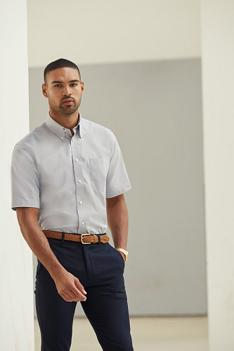 Camasa Short Sleeve Oxford Shirt  1