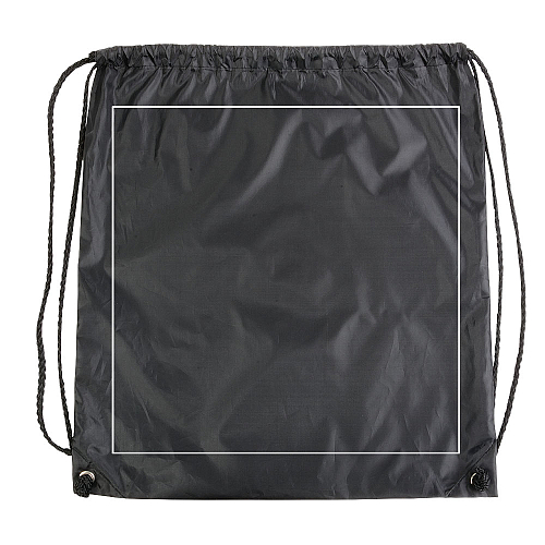 210t polyester backpack with drawstring closure and reinforced corners 3