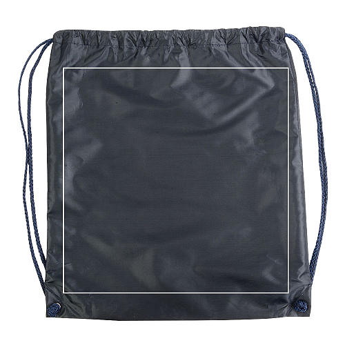 210t polyester backpack with drawstring closure and reinforced corners 3