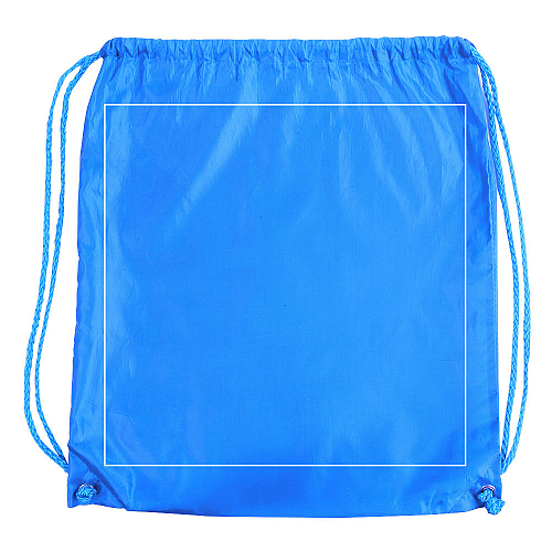 210t polyester backpack with drawstring closure and reinforced corners 3