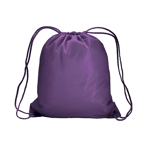 210t polyester backpack with drawstring closure and reinforced corners 2