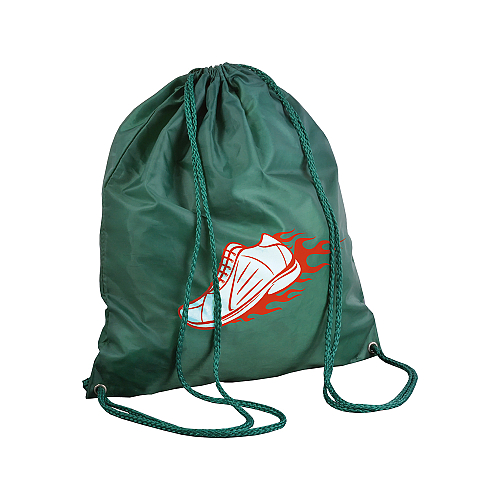 210t polyester backpack with drawstring closure and reinforced corners 2