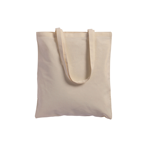 280 g/m2 canvas shopping bag, long handles, natural color 2