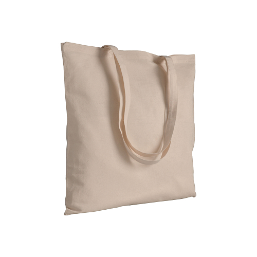 280 g/m2 canvas shopping bag, long handles, natural color 1