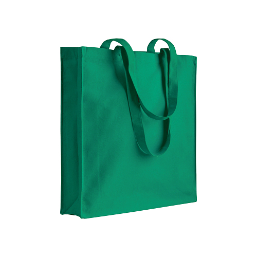 280 g/m2 canvas shopping bag, long handles and gusset 1