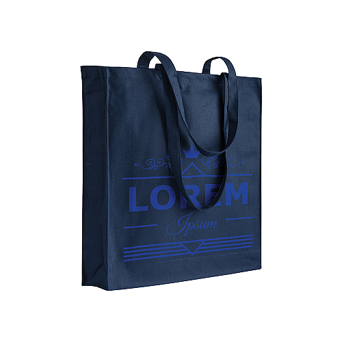 280 g/m2 canvas shopping bag, long handles and gusset 4