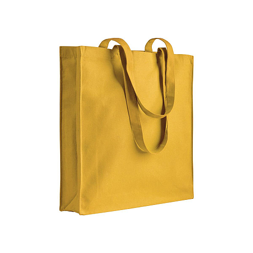 280 g/m2 canvas shopping bag, long handles and gusset 1