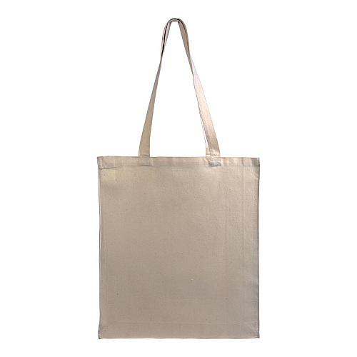 220 g/m2 cotton shopping bag, long handles and gusset 3