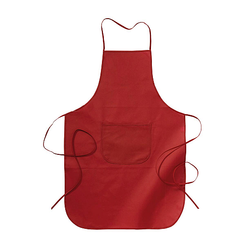 Non-woven fabric (80 g/m2) long cooking apron with front pocket, 60 x 90 cm 1