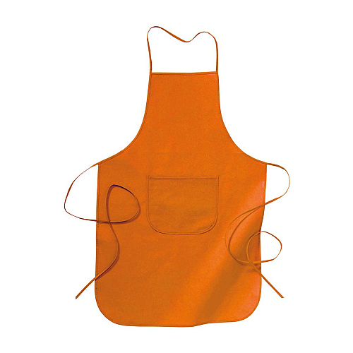 Non-woven fabric (80 g/m2) long cooking apron with front pocket, 60 x 90 cm 1