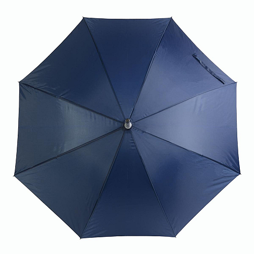 Solid-colour automatic umbrella with aluminium shaft, ferrule and curved handle 2