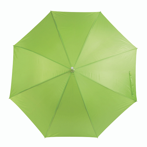 Solid-colour automatic umbrella with aluminium shaft, ferrule and curved handle 2