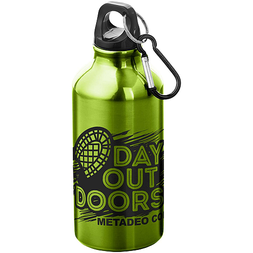 Oregon 400 ml aluminium water bottle with carabiner 3