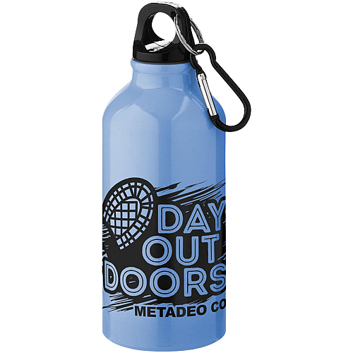 Oregon 400 ml aluminium water bottle with carabiner 3