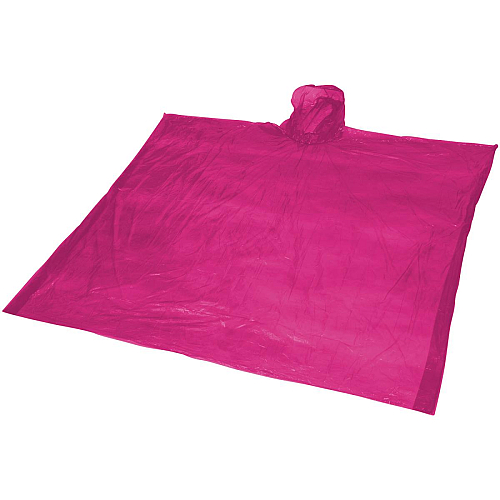 Ziva disposable rain poncho with storage pouch 1