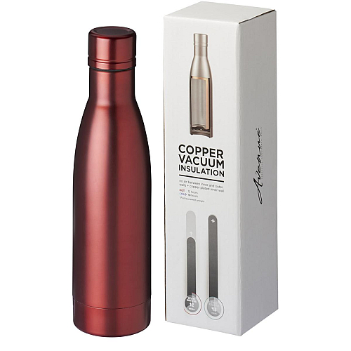 Vasa 500 ml copper vacuum insulated sport bottle 1