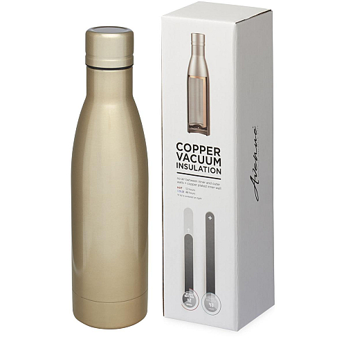 Vasa 500 ml copper vacuum insulated sport bottle 1