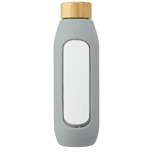 Tidan 600 ml borosilicate glass bottle with silicone grip 3