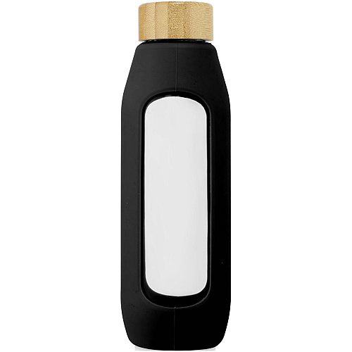 Tidan 600 ml borosilicate glass bottle with silicone grip 3