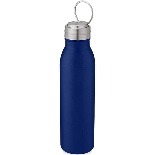 Harper 700 ml stainless steel water bottle with metal loop 1