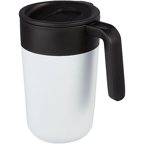 Nordia 400 ml double-wall recycled mug 1