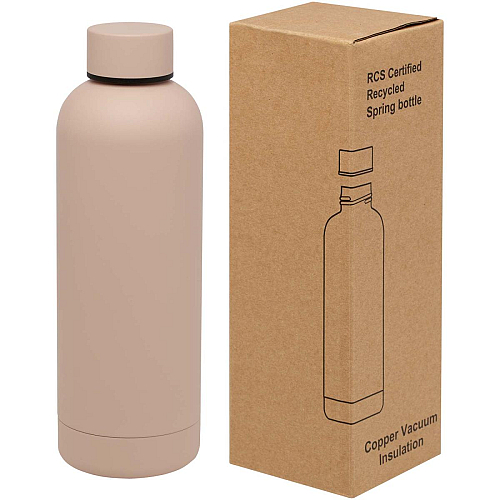 Spring 500 ml RCS certified recycled stainless steel copper vacuum insulated bottle 1