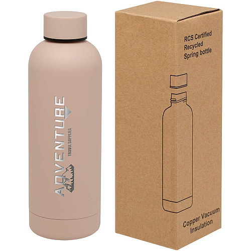 Spring 500 ml RCS certified recycled stainless steel copper vacuum insulated bottle 2