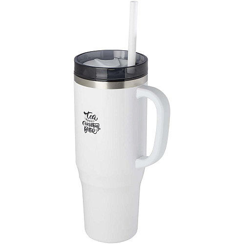 Melbourne 1200 ml RCS certified insulated tumbler with straw 2