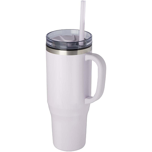 Melbourne 1200 ml RCS certified insulated tumbler with straw 1
