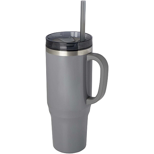 Melbourne 1200 ml RCS certified insulated tumbler with straw 1