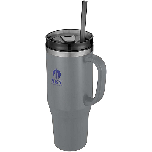 Melbourne 1200 ml RCS certified insulated tumbler with straw 2