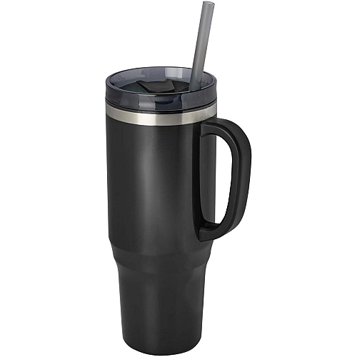 Melbourne 1200 ml RCS certified insulated tumbler with straw 1