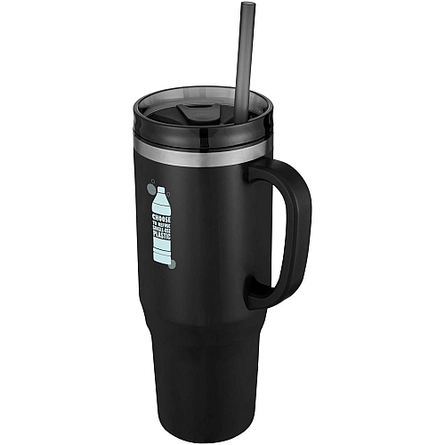 Melbourne 1200 ml RCS certified insulated tumbler with straw 2