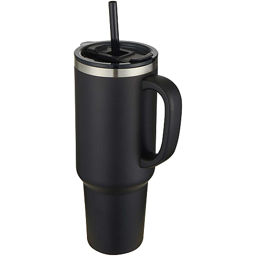 Sydney 1200 ml double wall RCS certified copper vacuum insulated tumbler with straw 1
