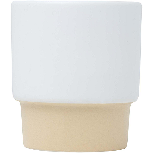 Olympia 130 ml stackable expresso cup with clay bottom 3