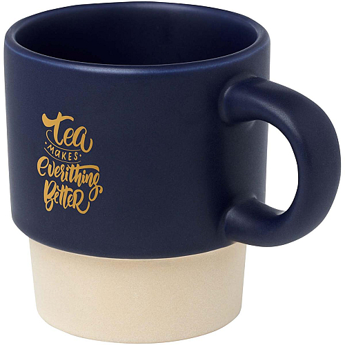 Olympia 130 ml stackable expresso cup with clay bottom 2