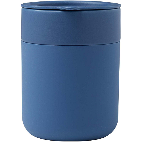 Java 330 ml ceramic tumbler with silicone wrap and plastic lid 3