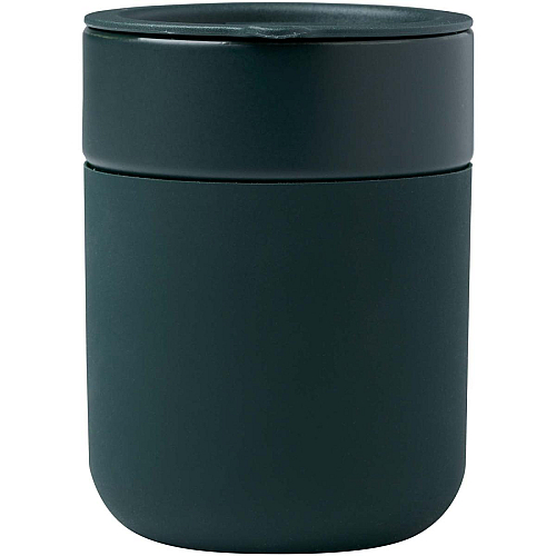 Java 330 ml ceramic tumbler with silicone wrap and plastic lid 3