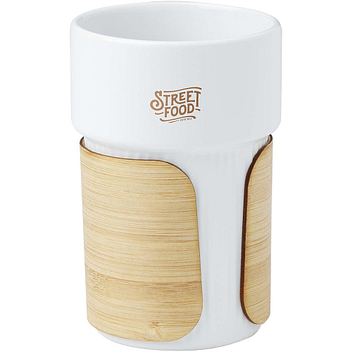 Fika 340 ml tumbler with bamboo sleeve 2