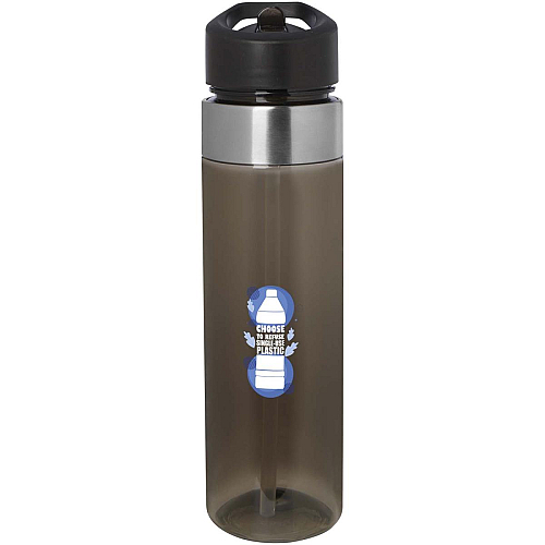 Dylan 650 ml Tritan water bottle with flip spout lid 2